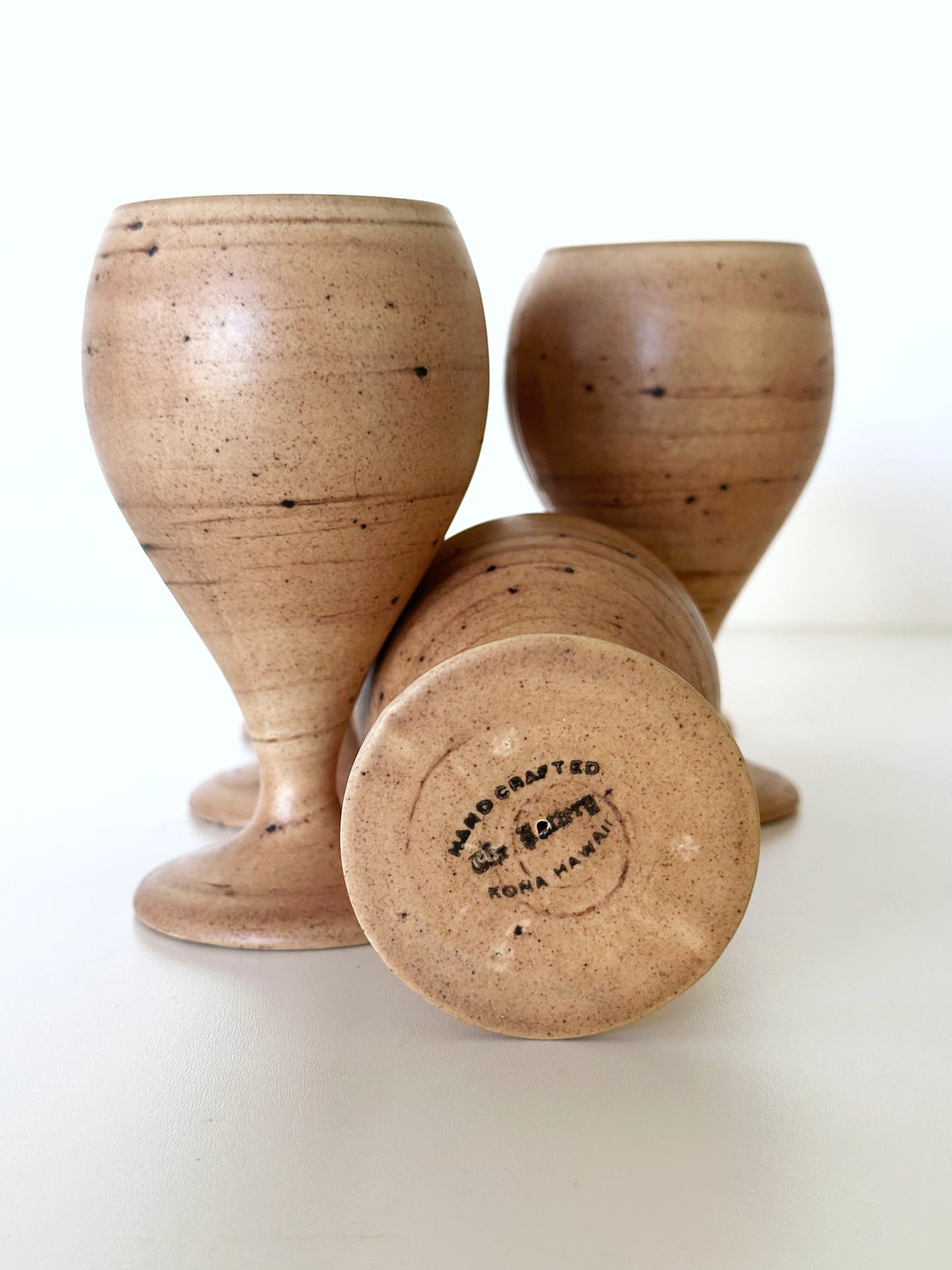 Vintage Hawaiian Goblet Set