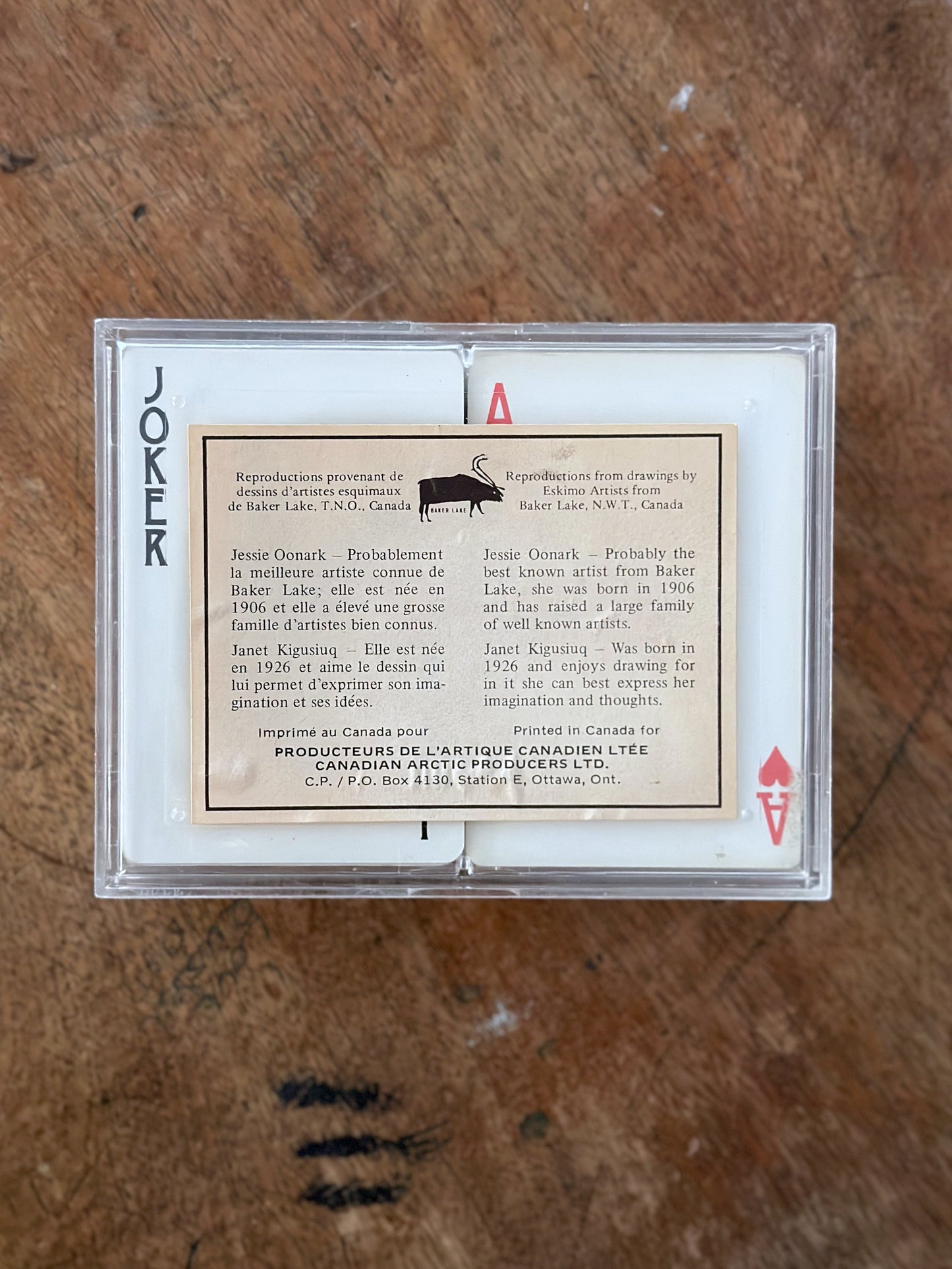 Vintage Inuit Art Playing Cards