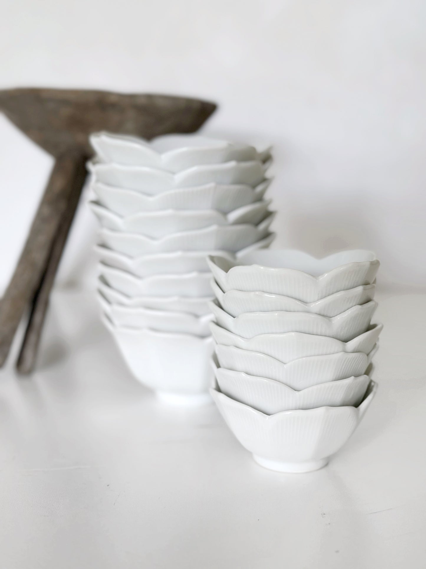Midcentury Lotus Bowl Set