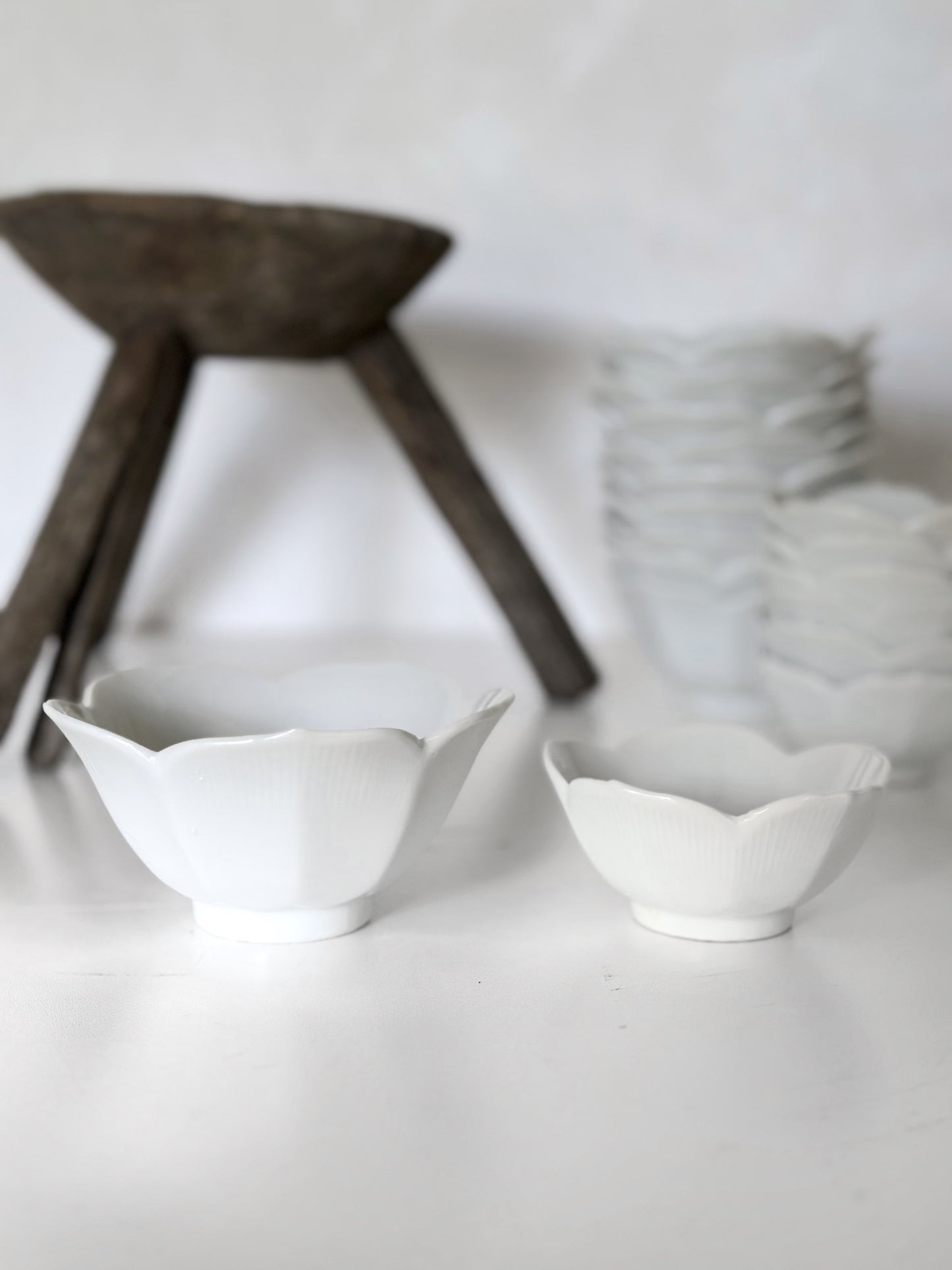 Midcentury Lotus Bowl Set