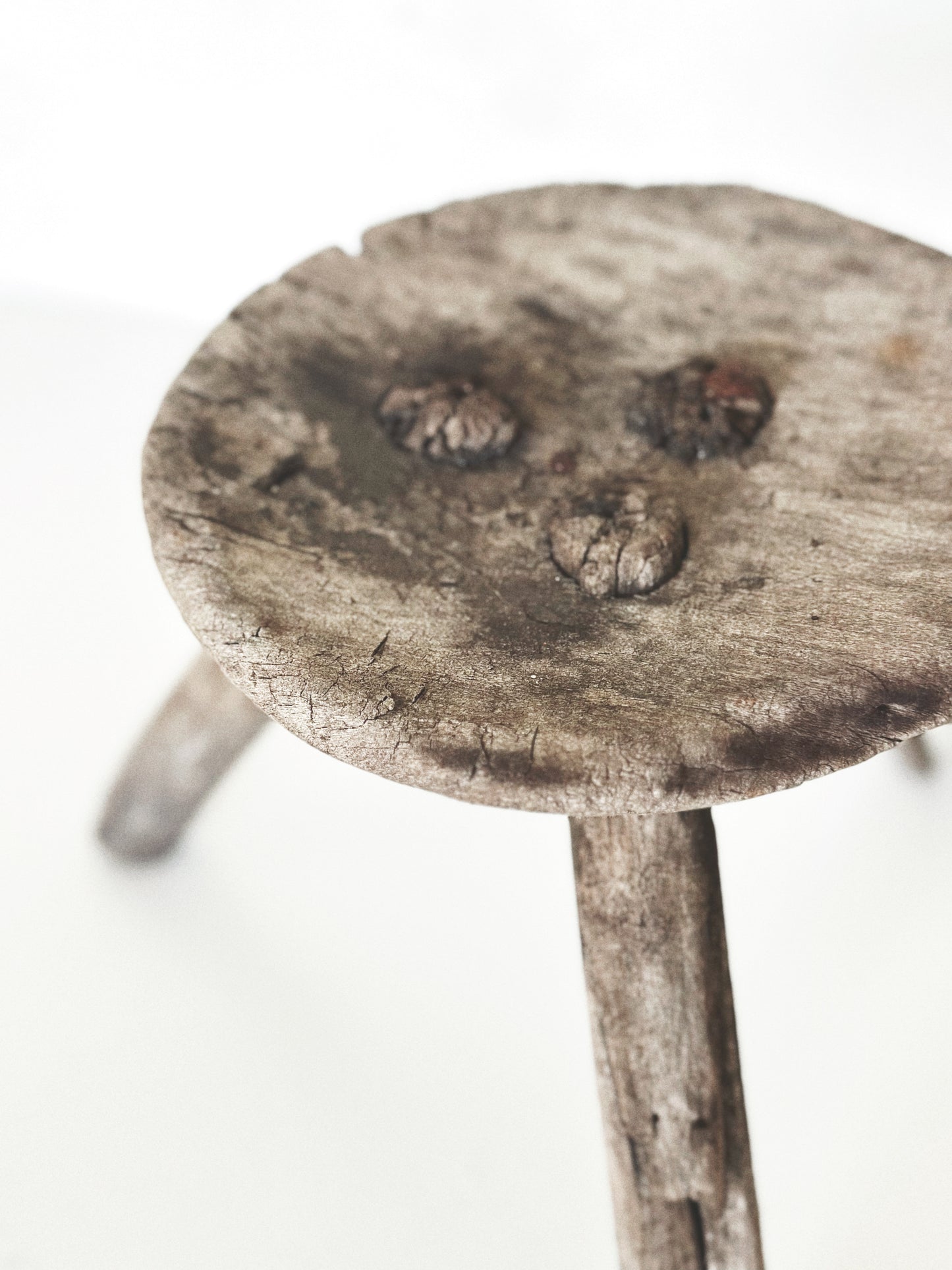 Primitive Three Legged Stool