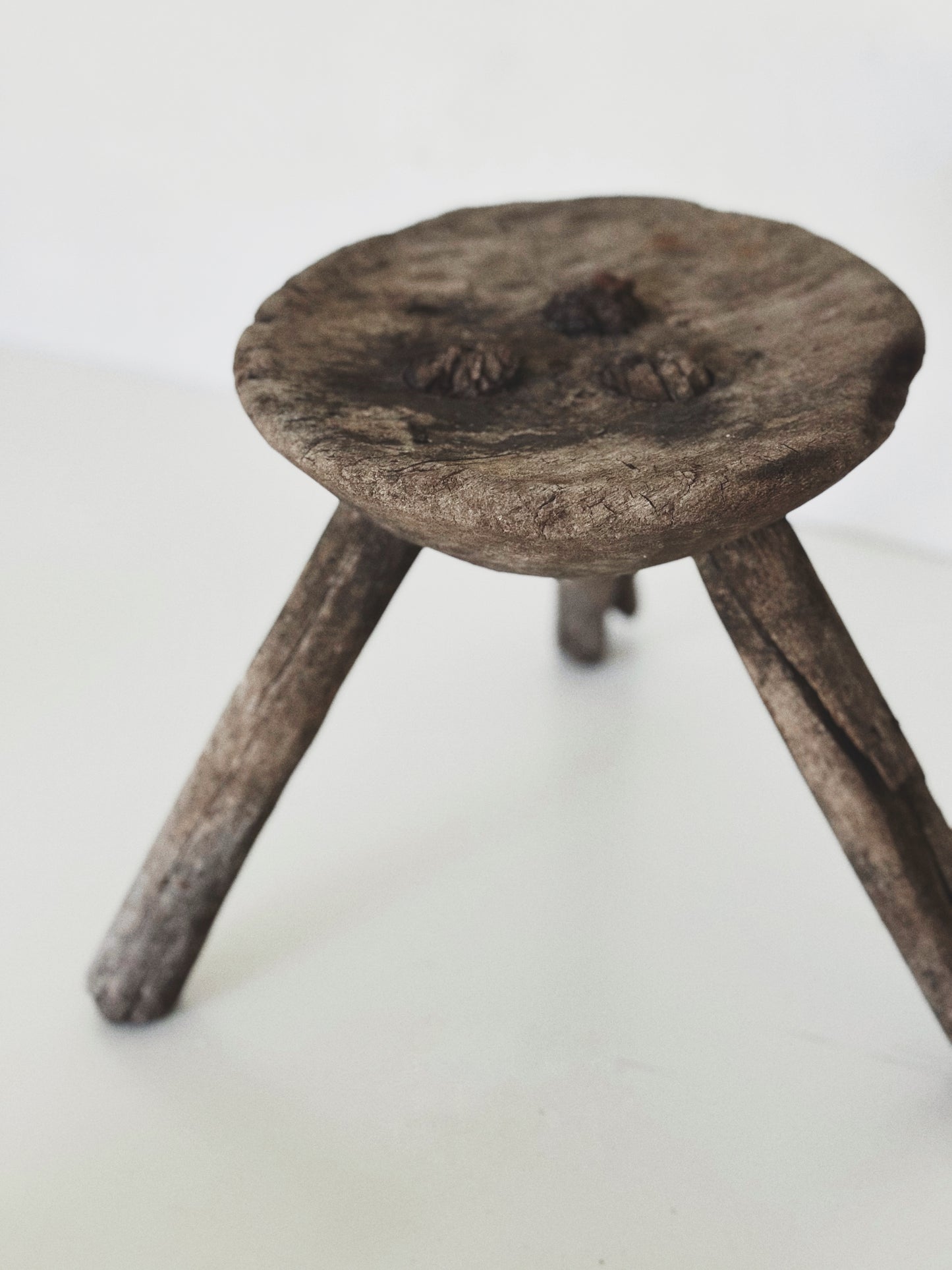 Primitive Three Legged Stool