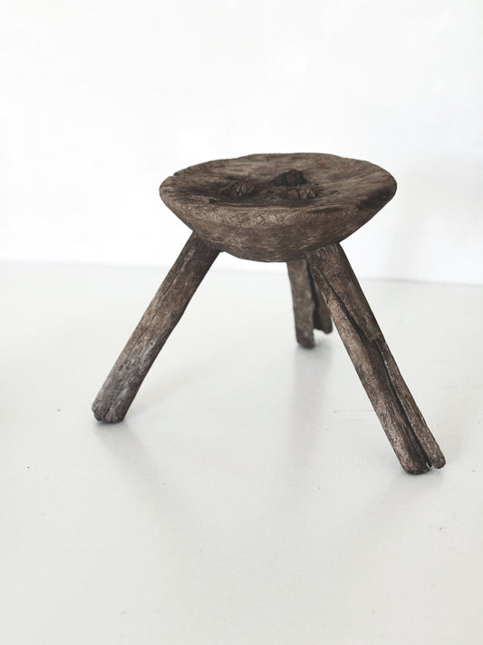 Primitive Three Legged Stool