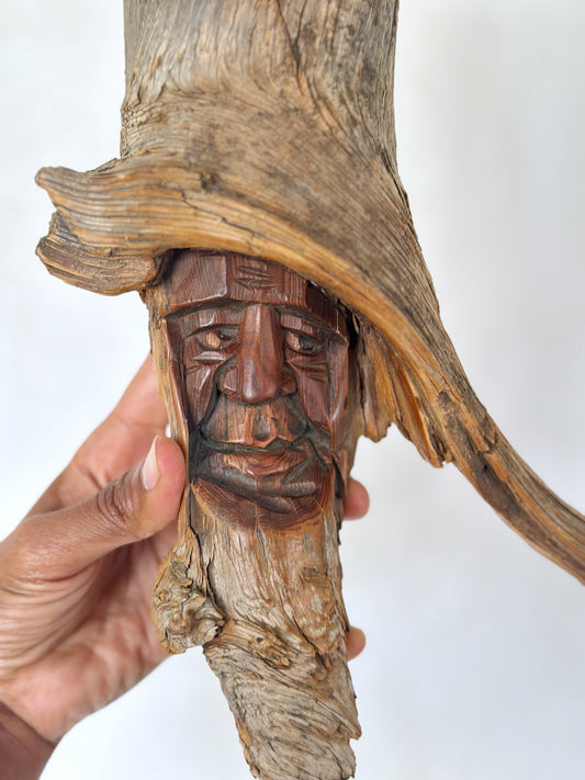Hand Carved Wood Art