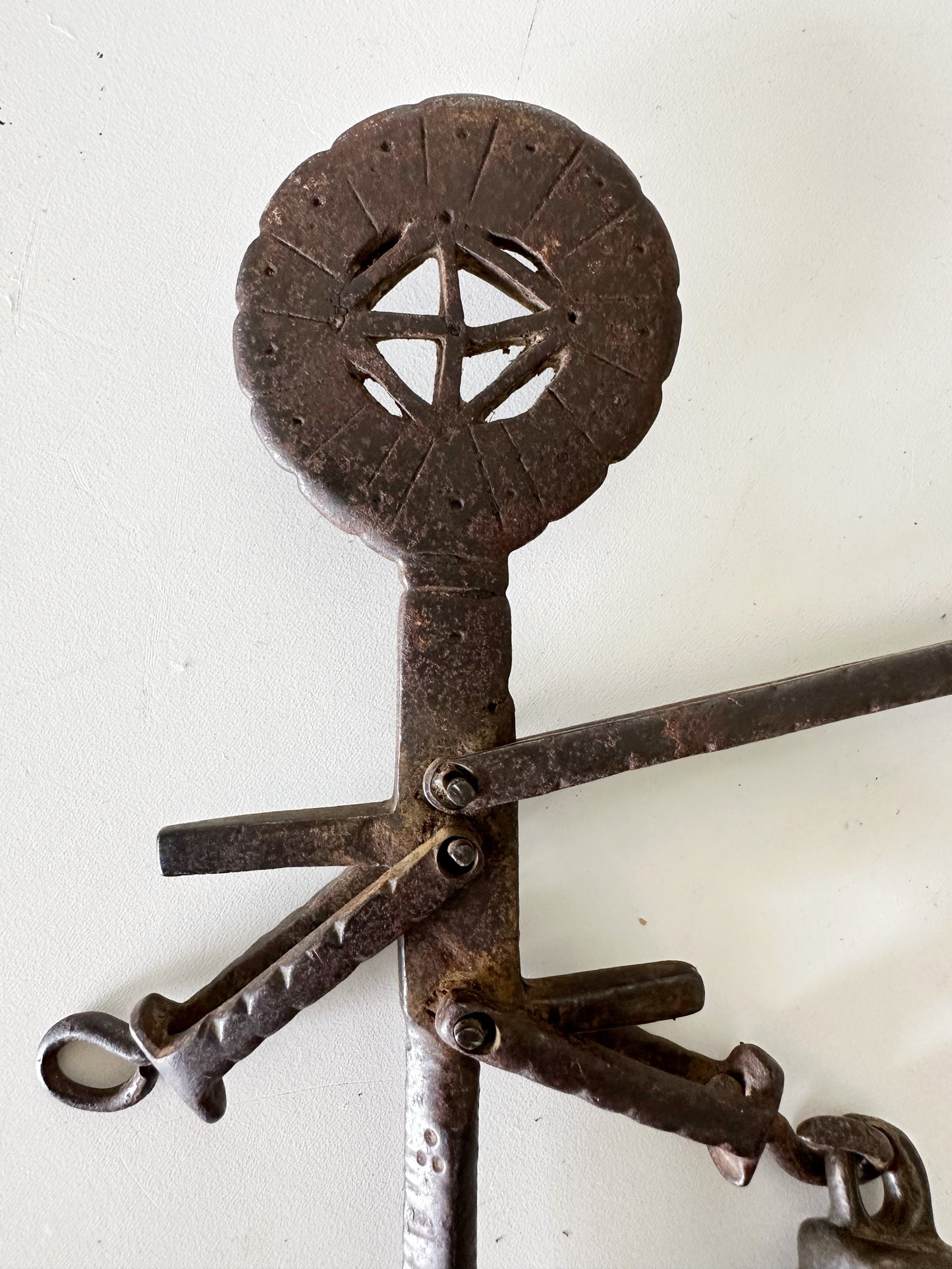 Antique Hanging Cast Iron Farm Scale