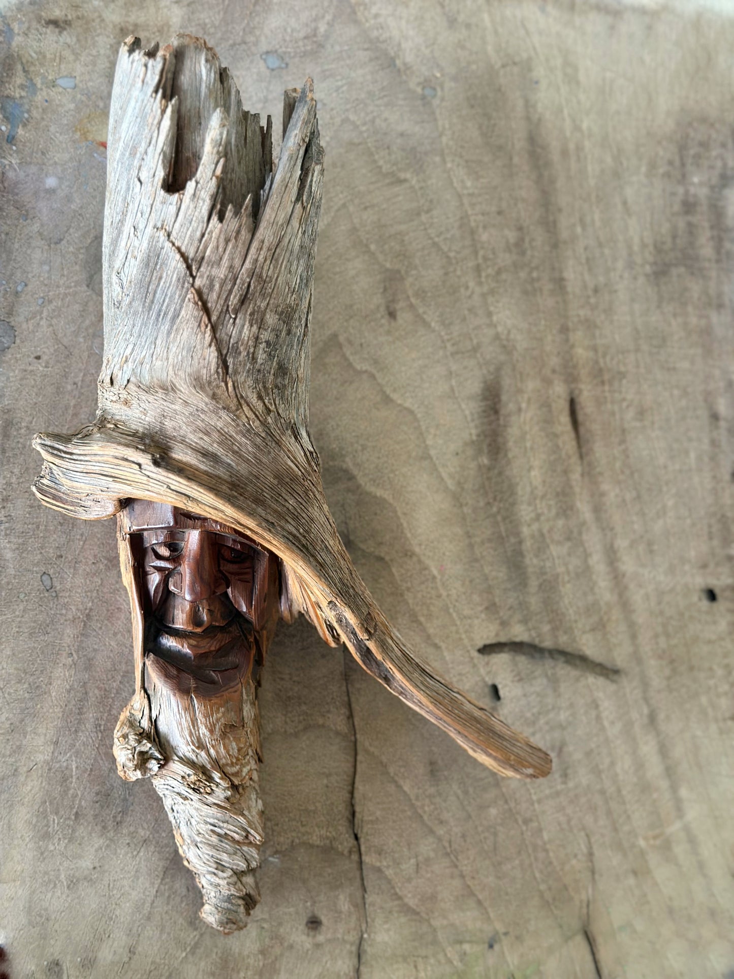 Hand Carved Wood Art