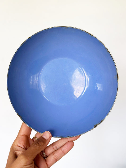 Vintage Cathrineholm Enamelware Bowl